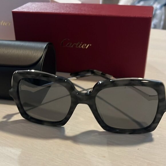 CARTIER HAVANA CT00117S PANTHIERE SUNGLASSES